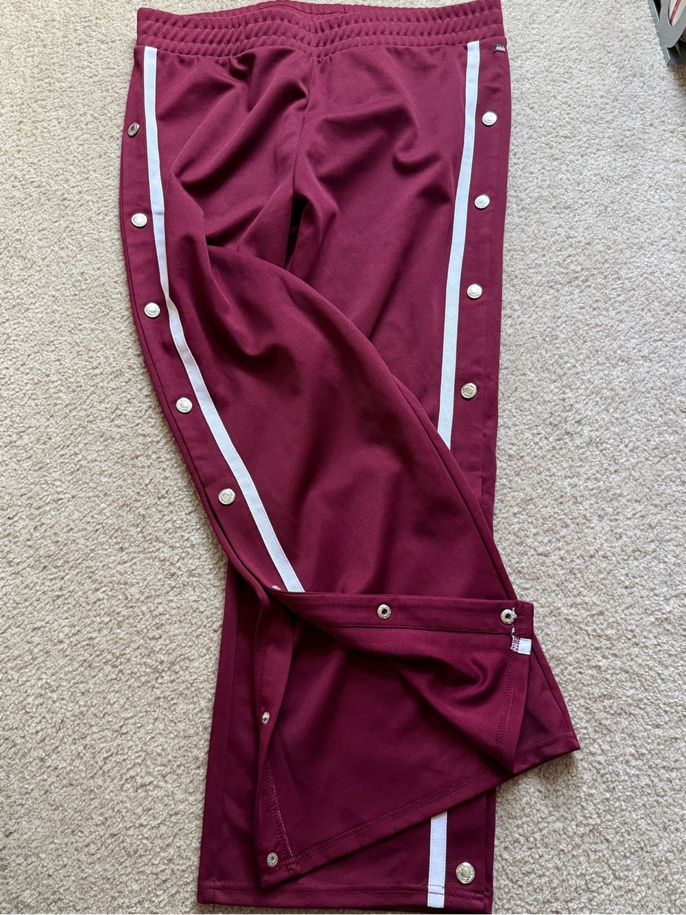 U.S. Polo Assn. Maroon Snap-Trim Athletic Skirt